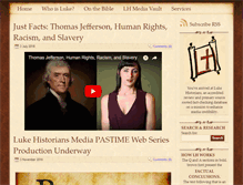 Tablet Screenshot of lukehistorians.com